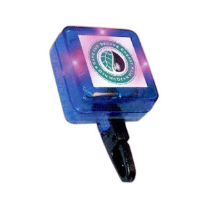 LiteBack Retractable Square Badge Reel with Flashing LED Lights