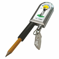 ScoreBack Retractable Reel with Golf Card and Pencil Holder