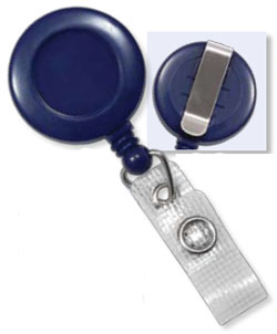 Round Badge Reels - Belt Clip - Reinforced Vinyl Strap