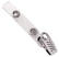 1 Hole Ribbed Face Clip with Clear Strap