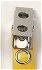 Colored vinyl / metal strap clip