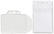Badge Holder with Flap, Vinyl, Clear