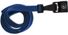 Lanyard, flat braid, break-away with anti-twist design, 5/8 wide
