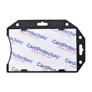 CardProtectors™ Rigid RFID Shielded 1-Card Holder