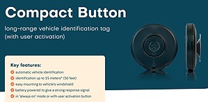 NEDAP 9567909 Compact Button Tag (Replaces p/n 9882650)