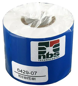 NBS 6429-07 ImageMaster Monochrome Ribbon - White - 3,200 prints