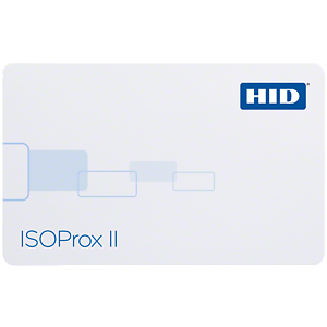 HID 1386 ISOProx II Proximity PVC Card, open format