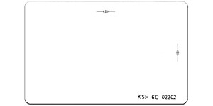 Kantech Indala SH-C1 ShadowProx clamshell card 32 bit 4086X KSF format 