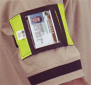 Reflective Arm Band Badge Holder, 3M Scotchlite High Visibility