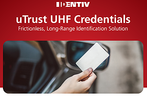 Identiv 99-017-UHF-LF Proximity + UHF ISO PVC Card