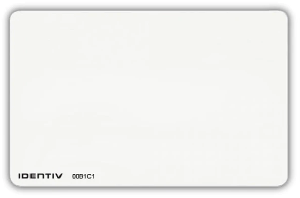 Identiv 4010S ISO PVC Proximity Card - 36 bit - C15001 Format - HID-C1386 Compatible