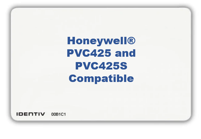 Identive 4010 ISO PVC Proximity Card, Honeywell N10002 34 bit Format - compatible with OmniProx PVC25 & PVC425S