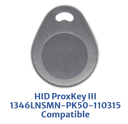 Format H10301 Standard 26Bit Genuine HID ProxKey III 1346LNSMN Proximity Key Fob for Access Control 50Pack, Genuine HID 50 Fobs / Genuine HID 