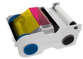 Fargo 44230 YMCKO Color Ribbon Kit - 250 Images - DTC400