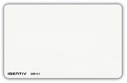 Identiv 4010S ISO PVC Proximity Card - 36 bit - C15001 Format - HID-C1386 Compatible