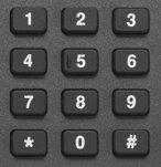 HID 30-0003-01 ProxPro Replacement Rubber Keypad, 3 x 4, Lead Free