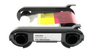 Evolis R6F203A100 YMCKO-K Color Ribbon - 200 pr