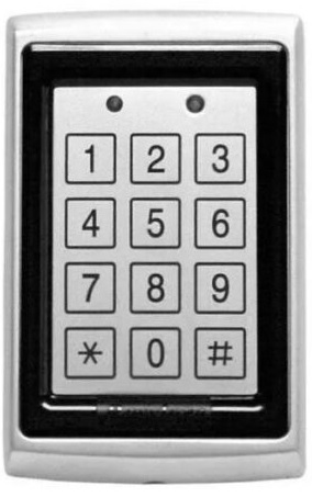 Honeywell OP95HONS HID compatible, Vandal Resistant, Single-Gang Reader with Programmable Keypad