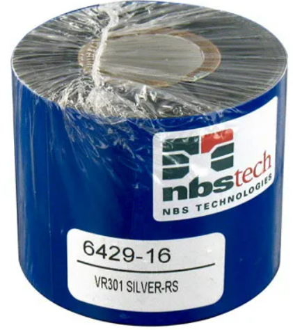 NBS 6429-16 ImageMaster Mono Ribbon - Metallic Silver - 3200 Images