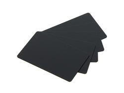 Evolis C8001 CR80 30mil Matte Black PVC-U Cards - Qty. 500