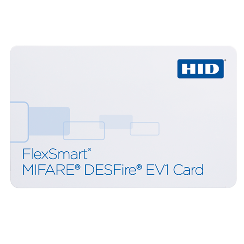 HID 1450 FlexSmart MIFARE DESFire EV1 PVC Card