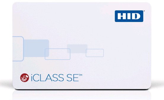 HID iCLASS SE 3000 PVC Card 2kbIts (256 Bytes) with 2 App Areas
