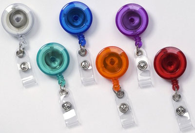 Round Translucent Color Badge Reels