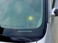PCSC PC-78U AWID Prox-Linc WS-1216-0-0 Windshield Adhesive Tag, 37 bit PCSC format