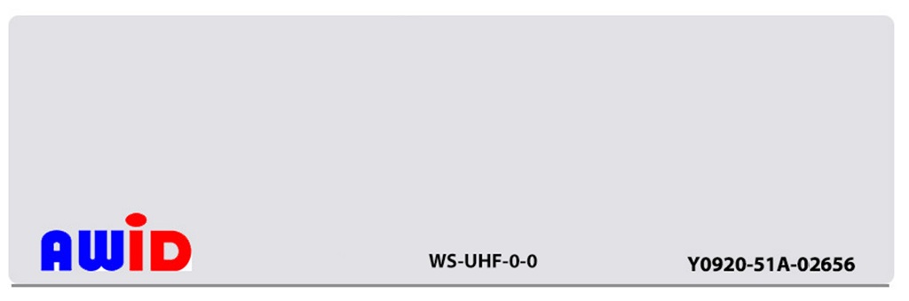 AWID WS-UHF-0-0 Windshield Adhesive Tag for the LR-2000, 2200 & 3000 reader